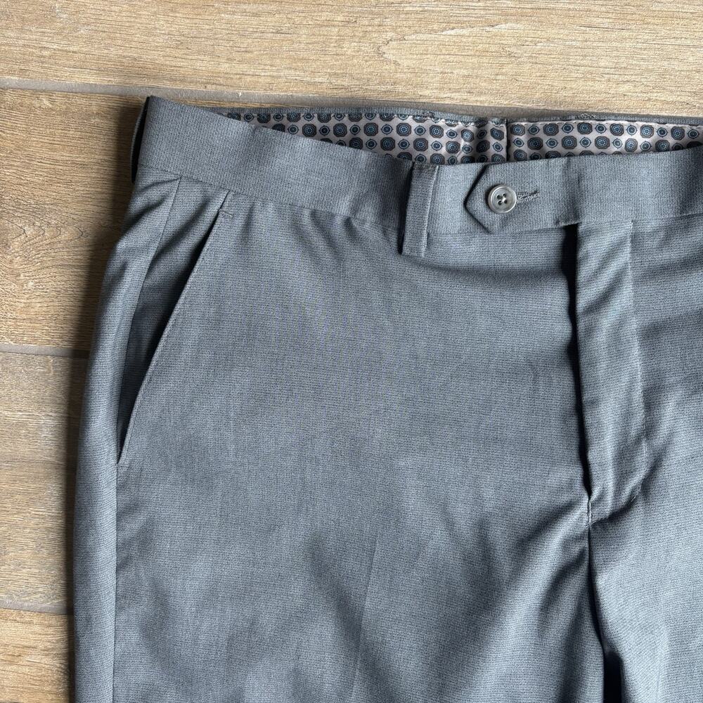 Michael Kors Mens Size 34x30 Dress Pants Gray Classic Fit Performance - Picture 3 of 15
